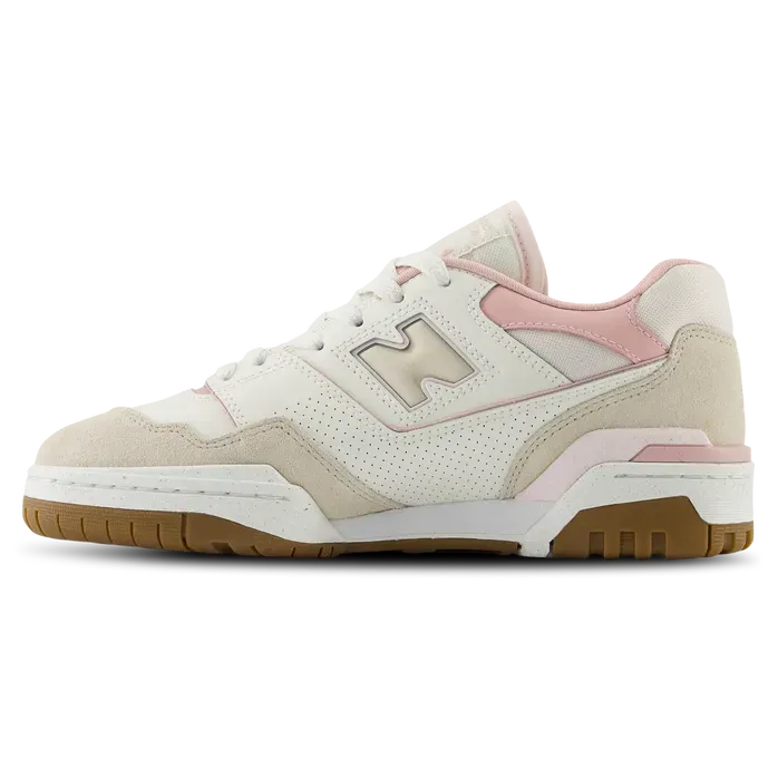 New Balance-550 Sea Salt with Pink Women's