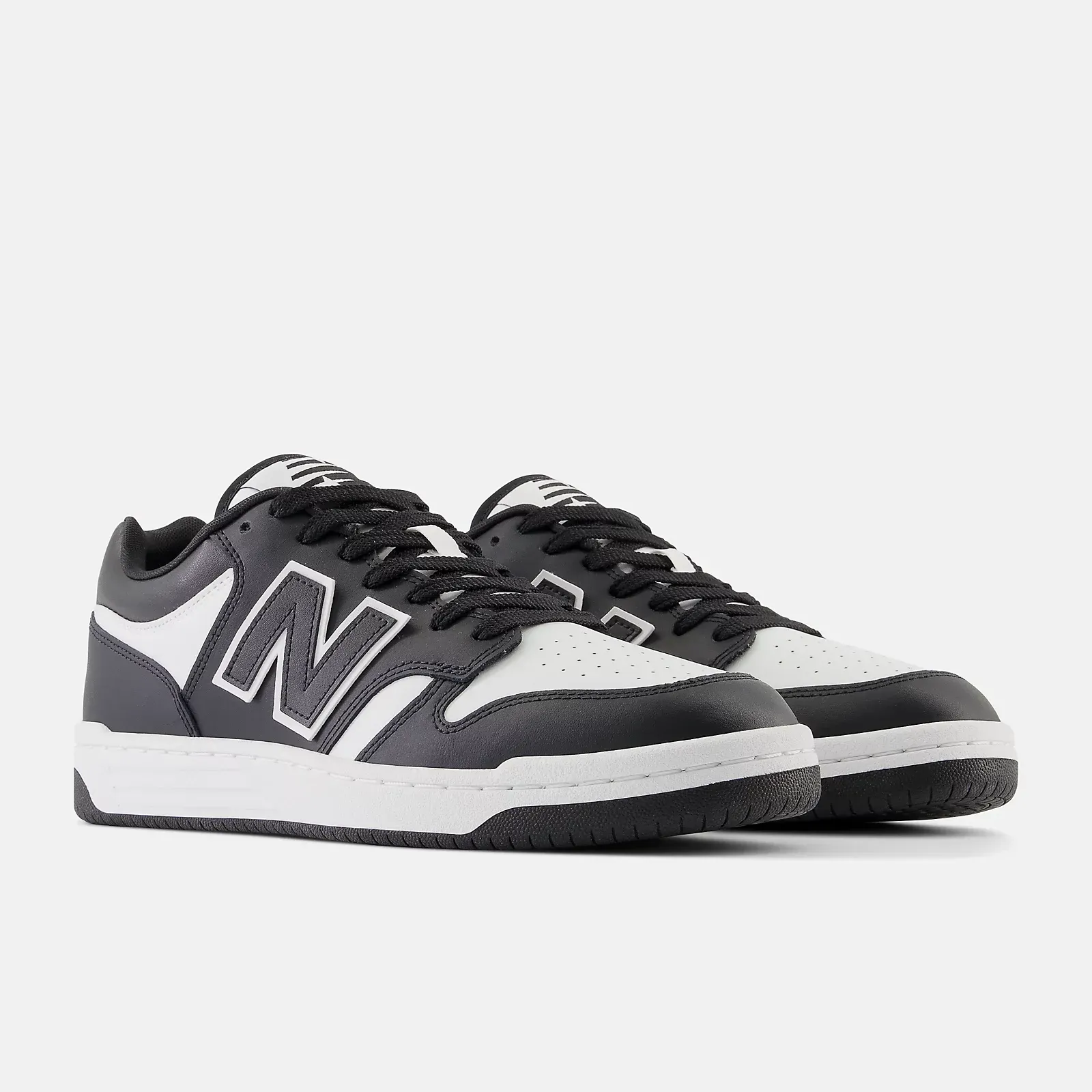 New Balance- 480 White with Black