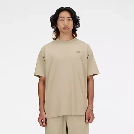 New Balance - Athletic Cotton T-Shirt Stoneware