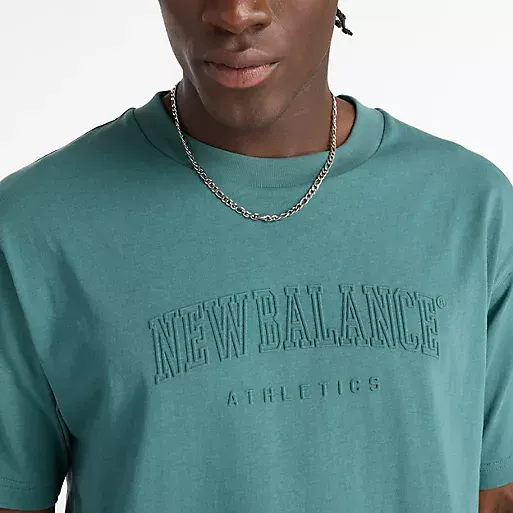 New Balance- Embossed Varsity Jersey T-Shirt