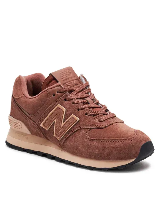 New Balance- 574 Pecan with Dark Vintage Rose