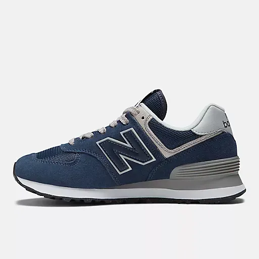 New Balance 574- Navy with White Women's
