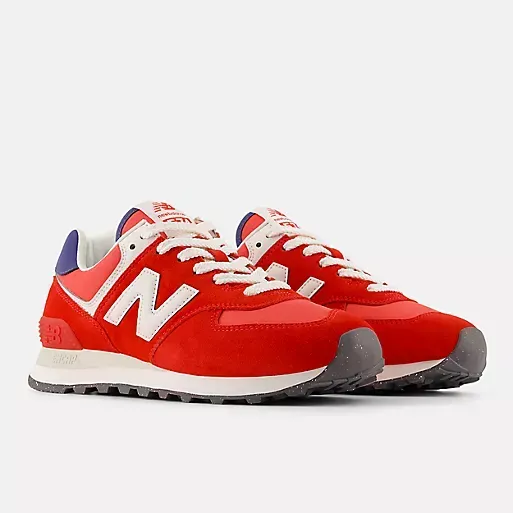 New Balance -574 True Red with White Women's