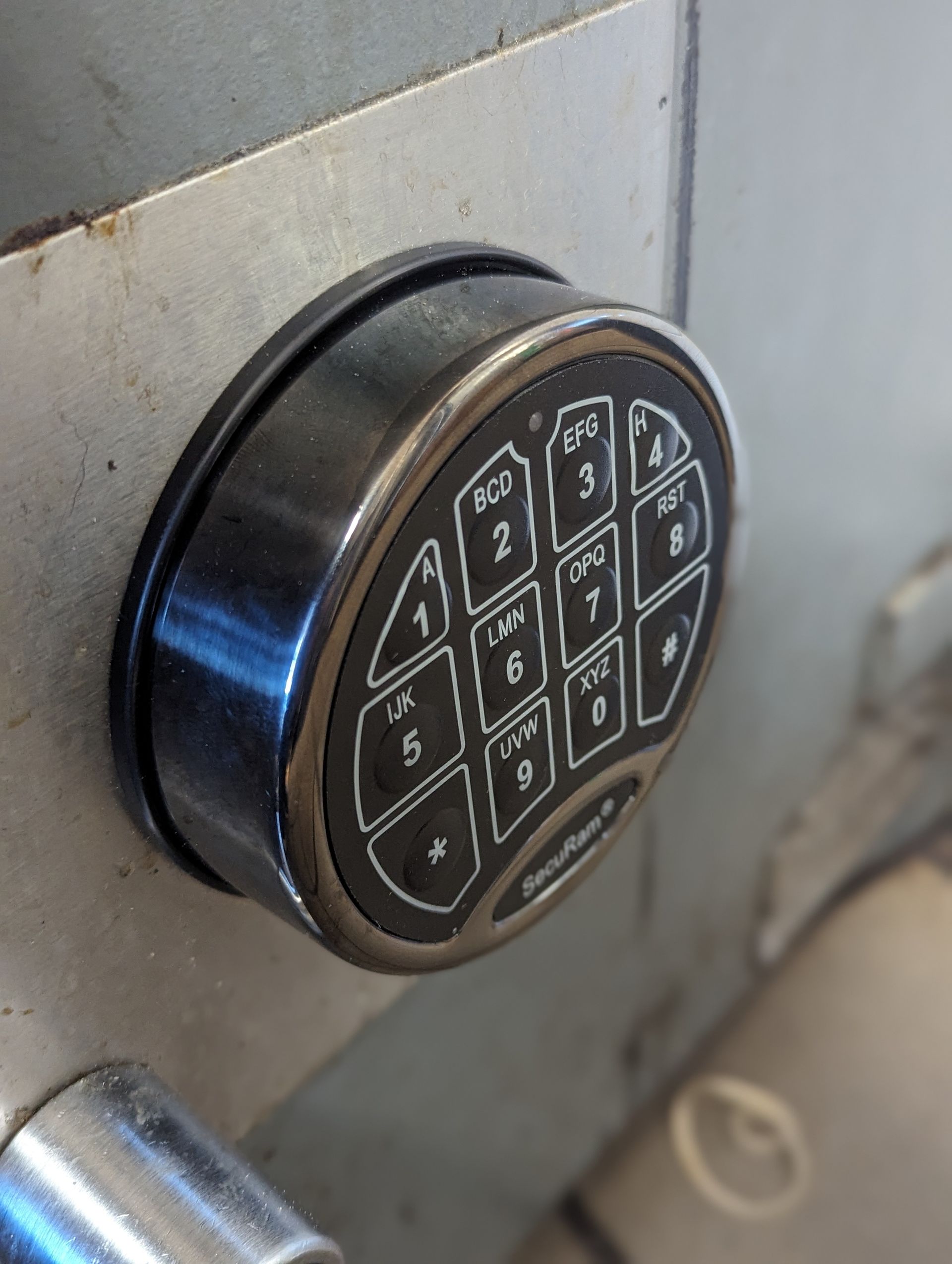 Electronic Safe dial upgrade