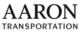 Aaron Transportation logo in black text on a white background. The word "AARON" is above "TRANSPORTATION."