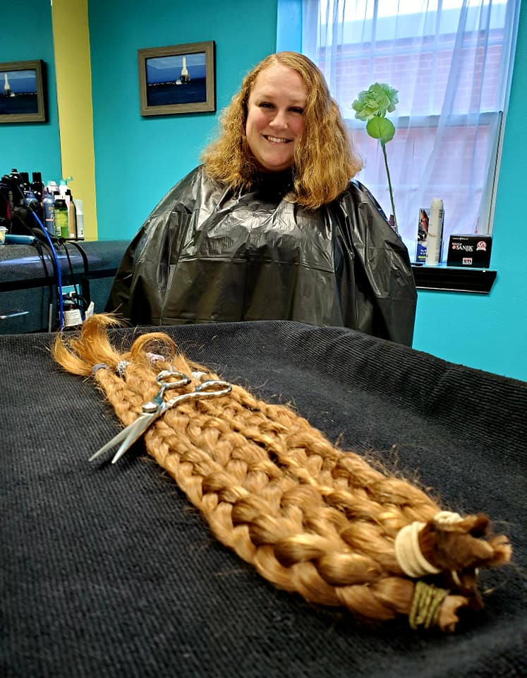 Close Up Photo Of  A Cut Hair— Washington, WI — North Shore Hair Design Inc