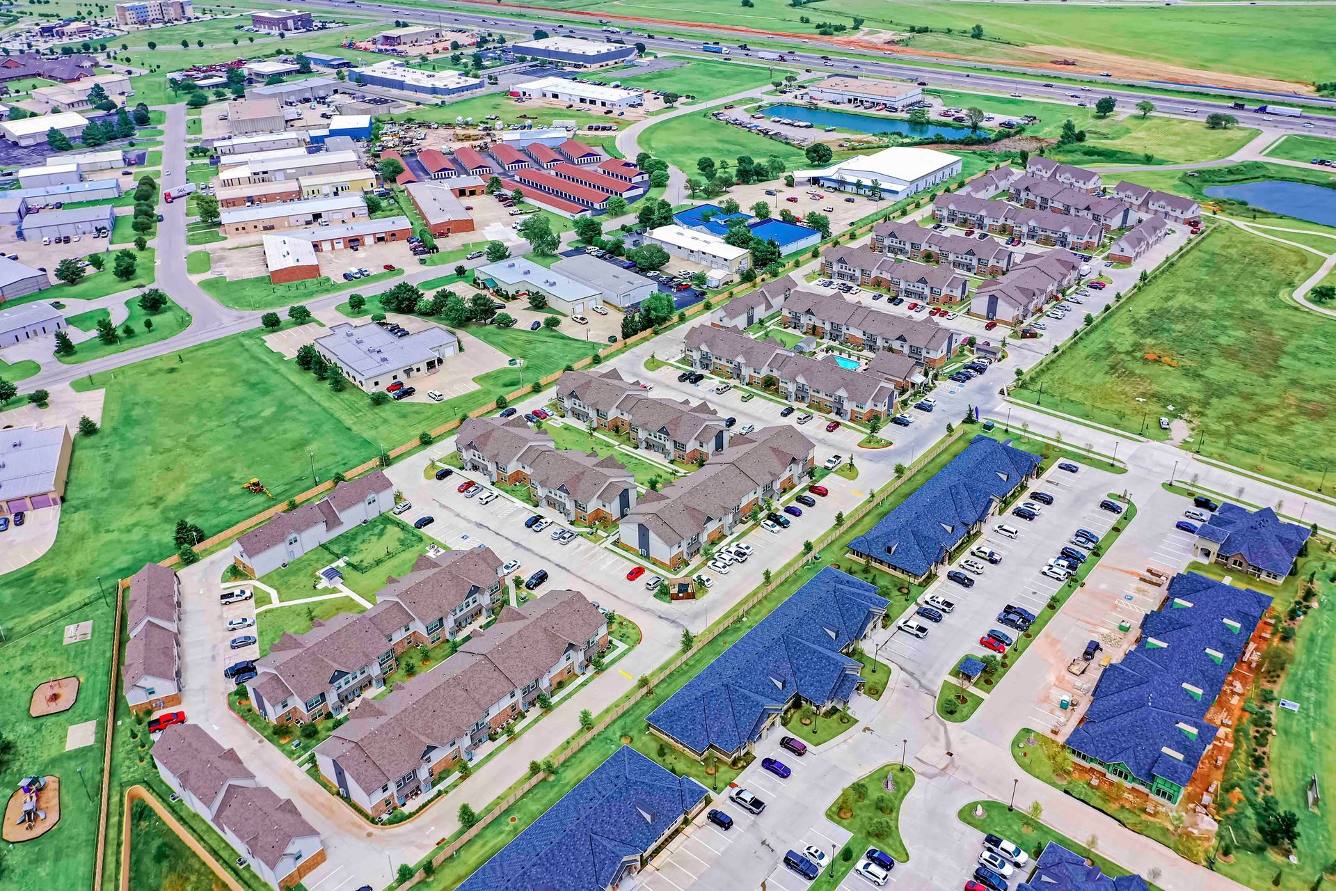 birds eye view of property 6