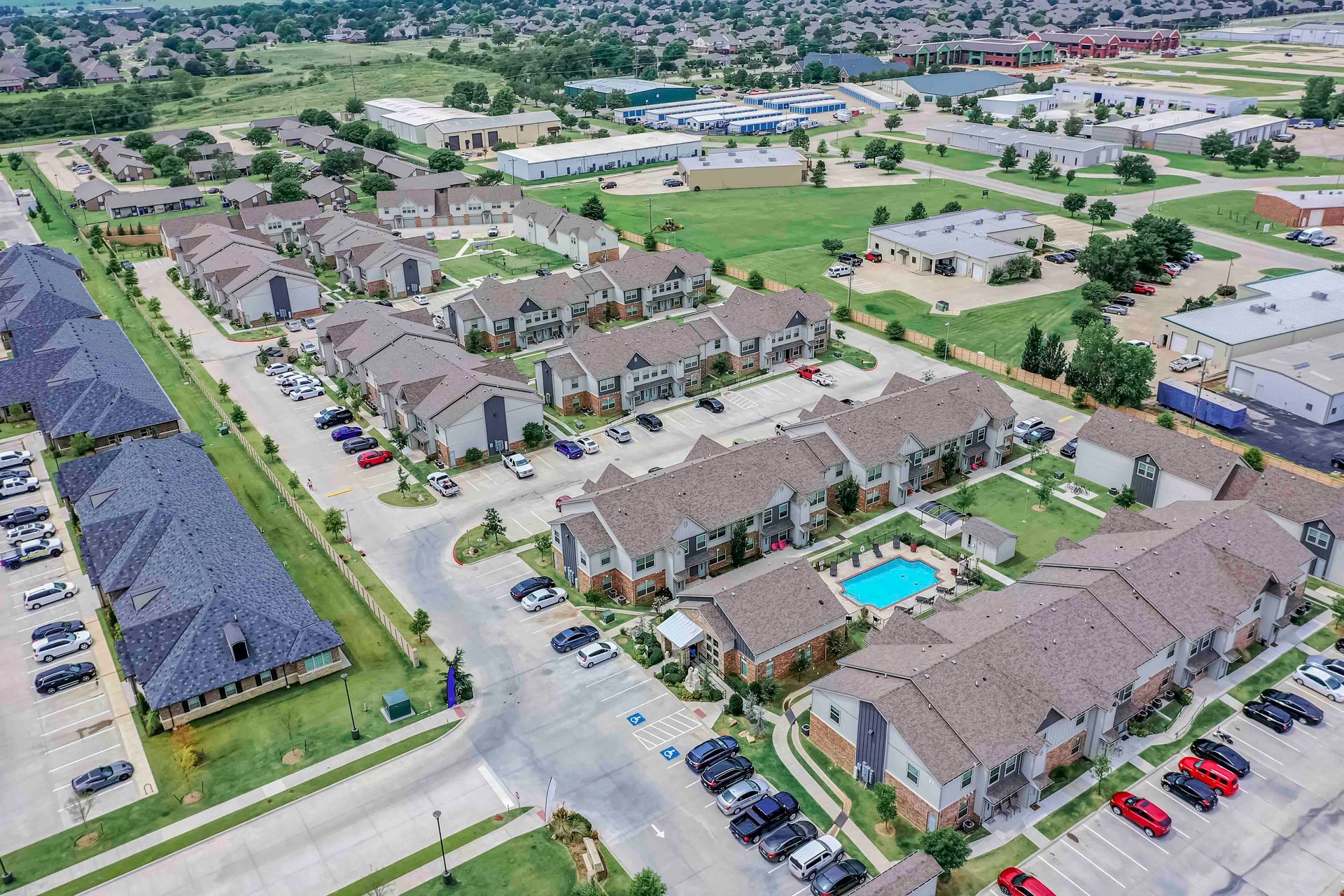 birds eye view of property 5