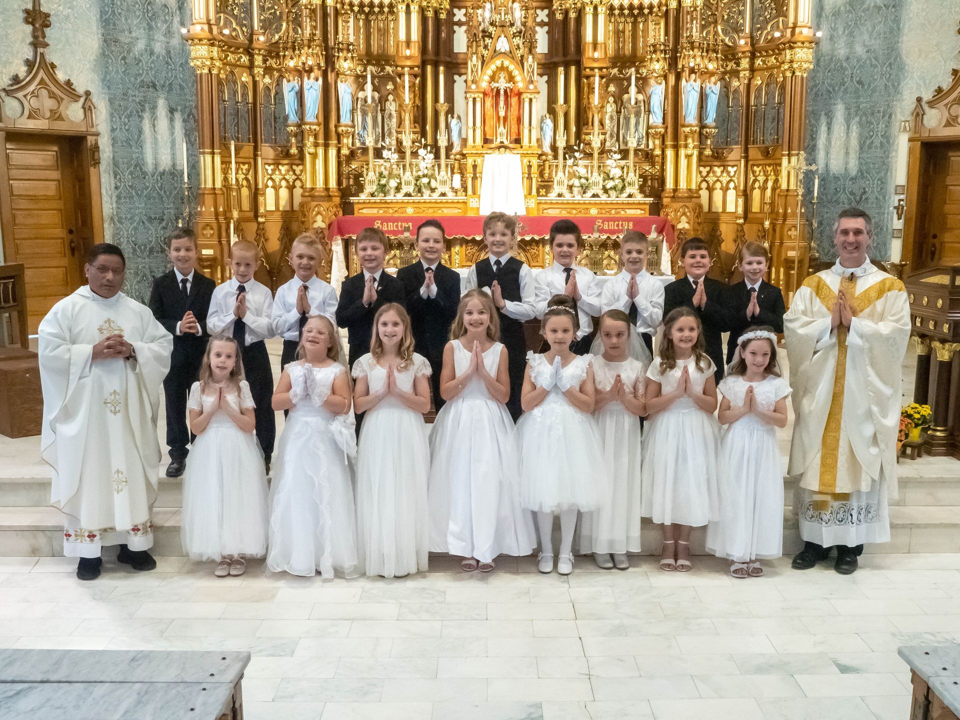 First Communion at St. Mary's church in 2026