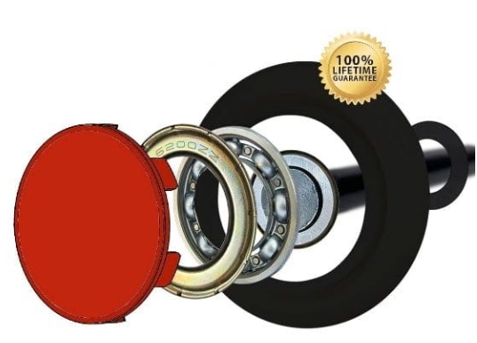 Lifetime Roller warranties on Duralift Black Oxide, Nylon Garage Door rollers