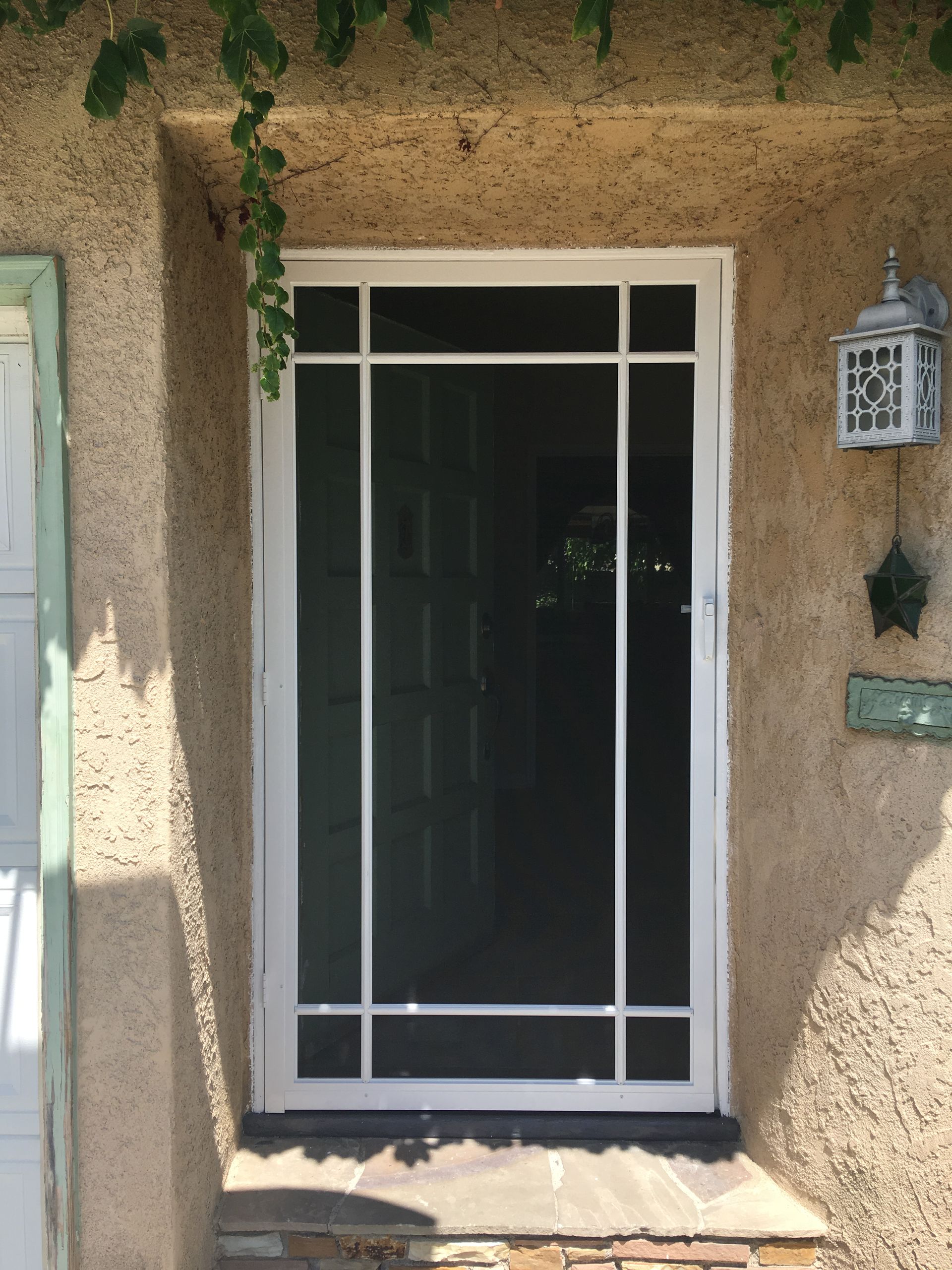 Installed by Mobile Screen Repair, white premium door in Riverside, CA.