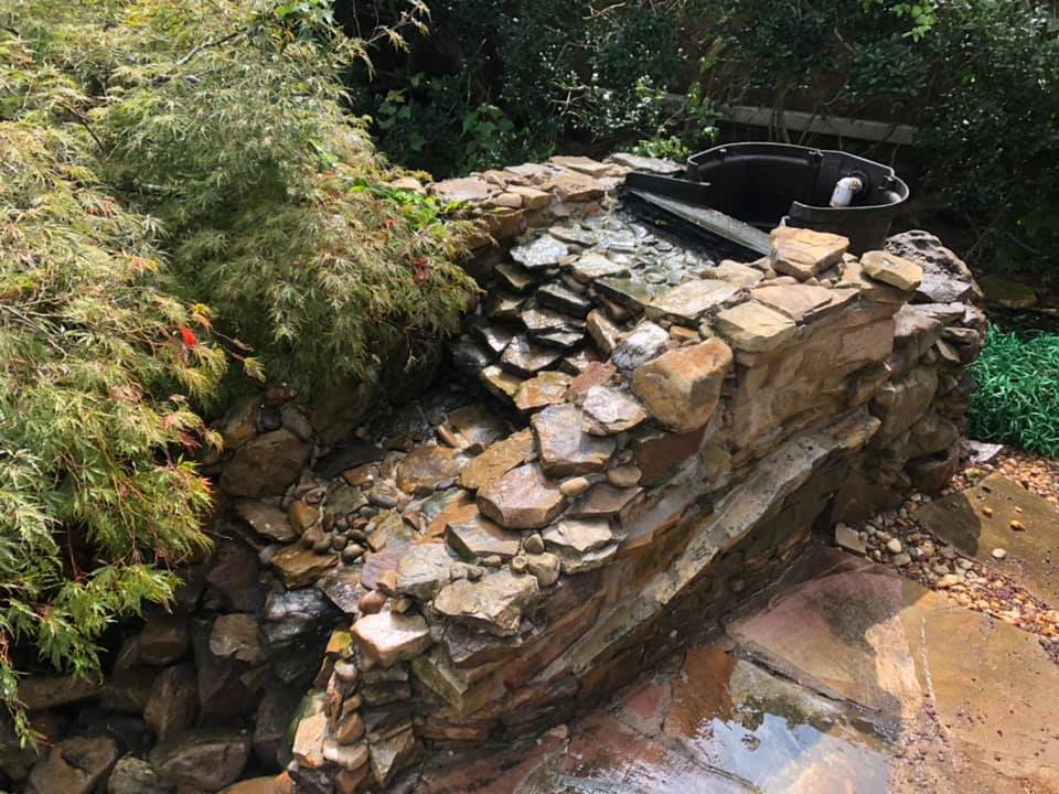 Man Made Falls — Newnan, GA — Aqua Gardens