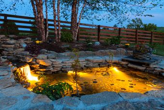 Pond Lighting — Newnan, GA — Aqua Gardens