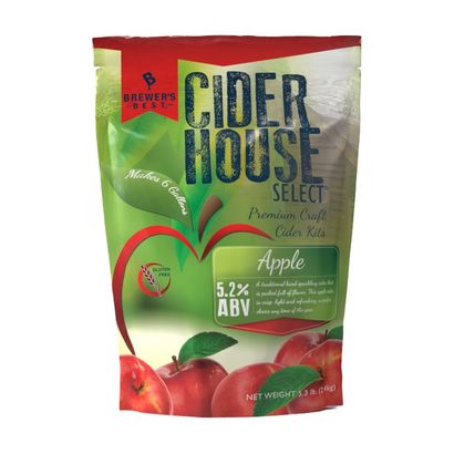 A bag of cider house select apple cider kit