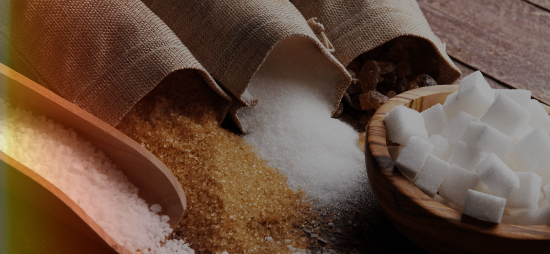 There are many different types of sugar on the table.