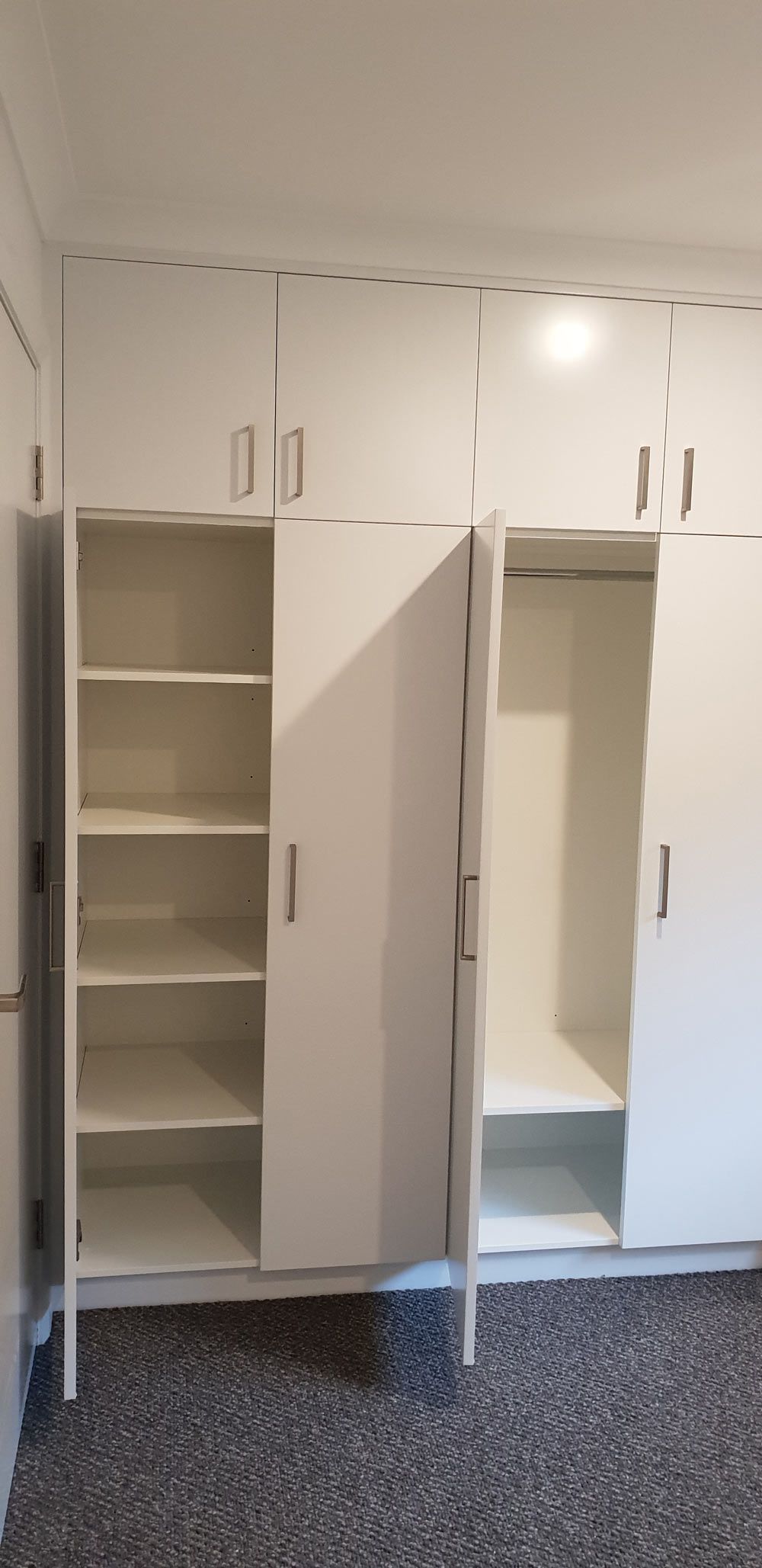 Modern White Cabinetry — Cabinetry Solutions in Balaclava NSW