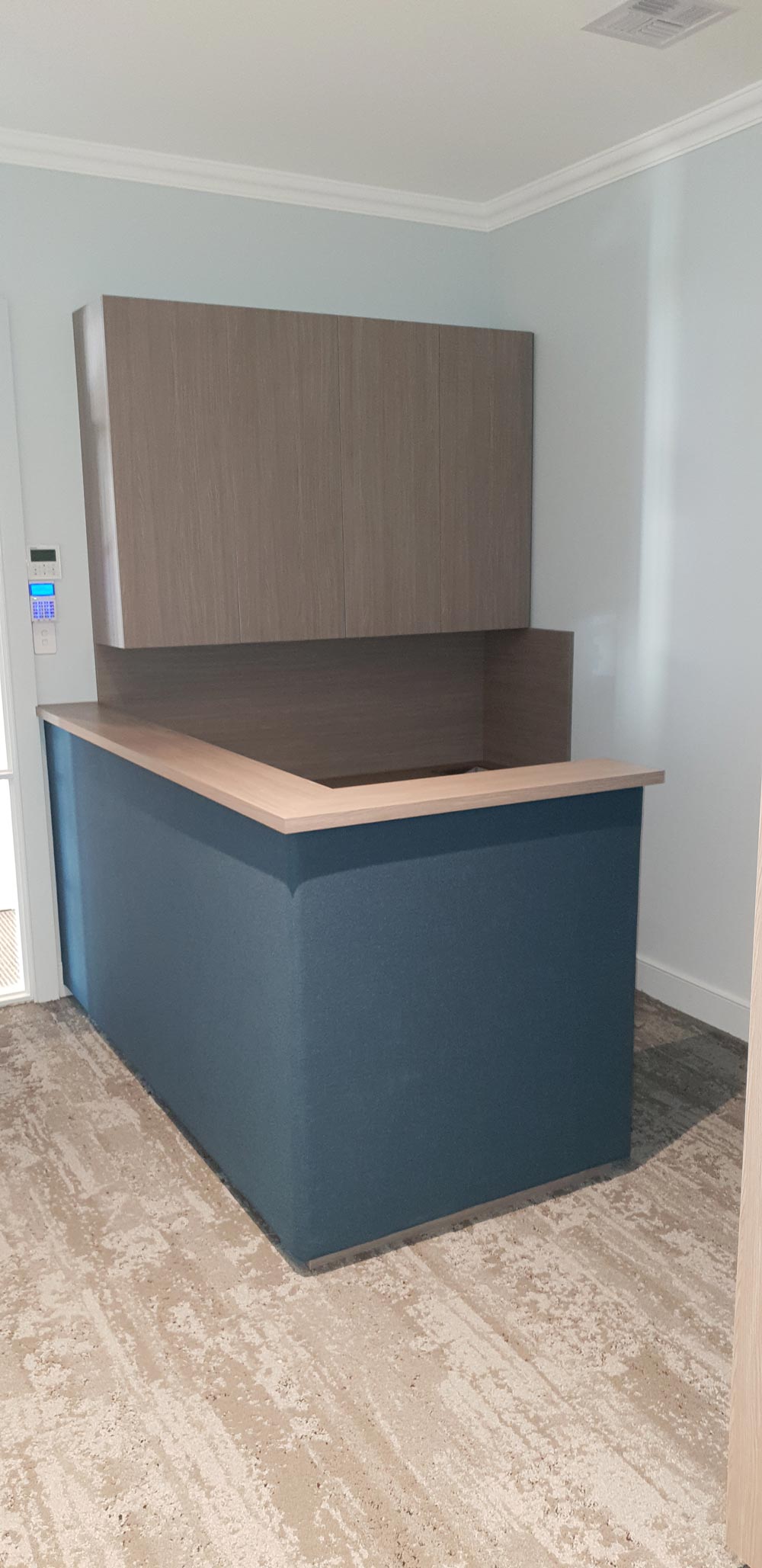 Wooden Benchtop & Storage — Cabinetry Solutions in Balaclava NSW