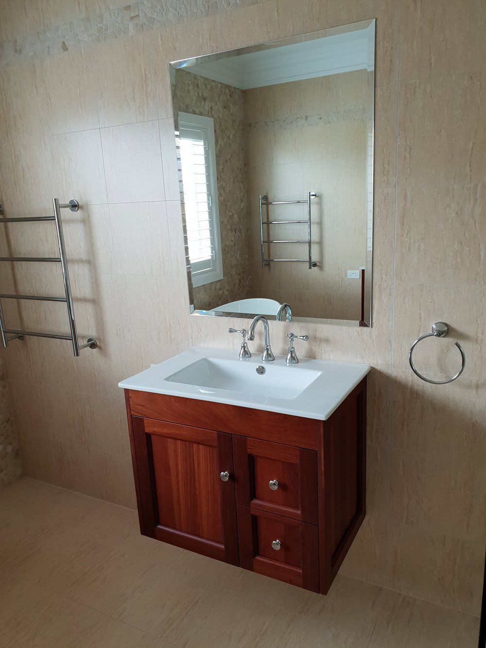 Floating Cabinet with Sink — Cabinetry Solutions in Balaclava NSW