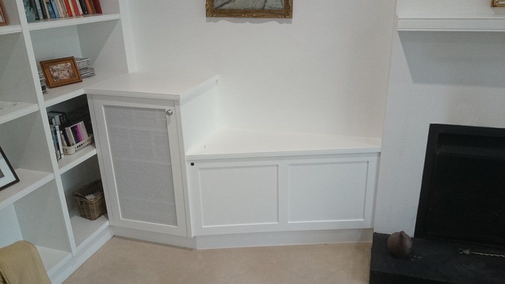 Custom TV Cabinet — Cabinetry Solutions in Balaclava NSW