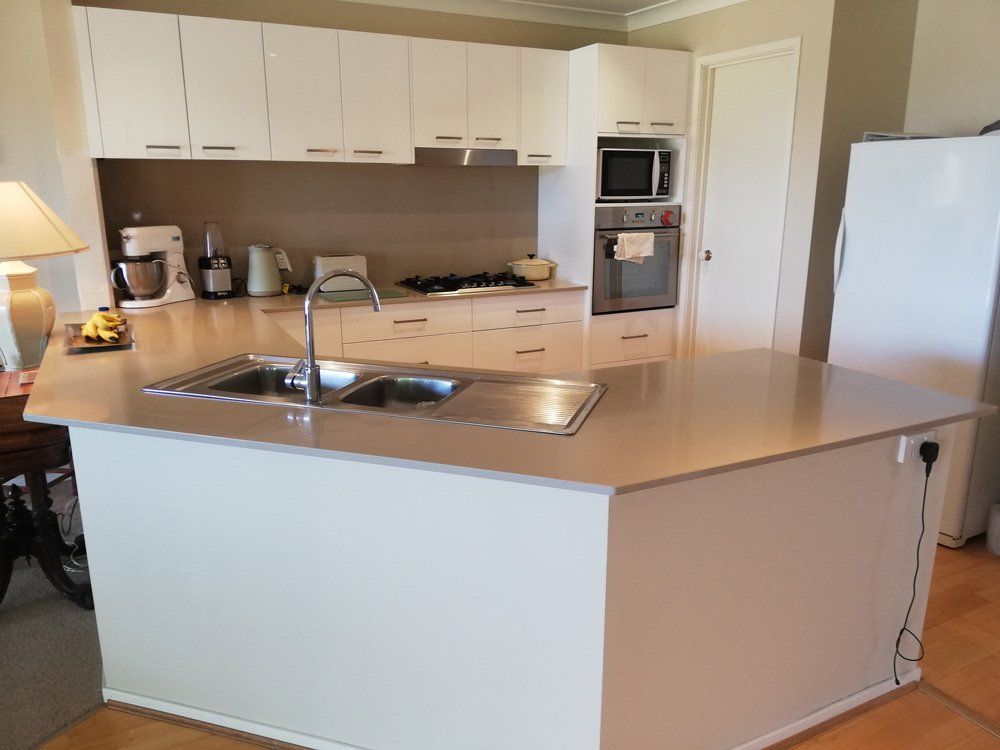 Custom Kitchen Island with Sink — Cabinetry Solutions in Balaclava NSW
