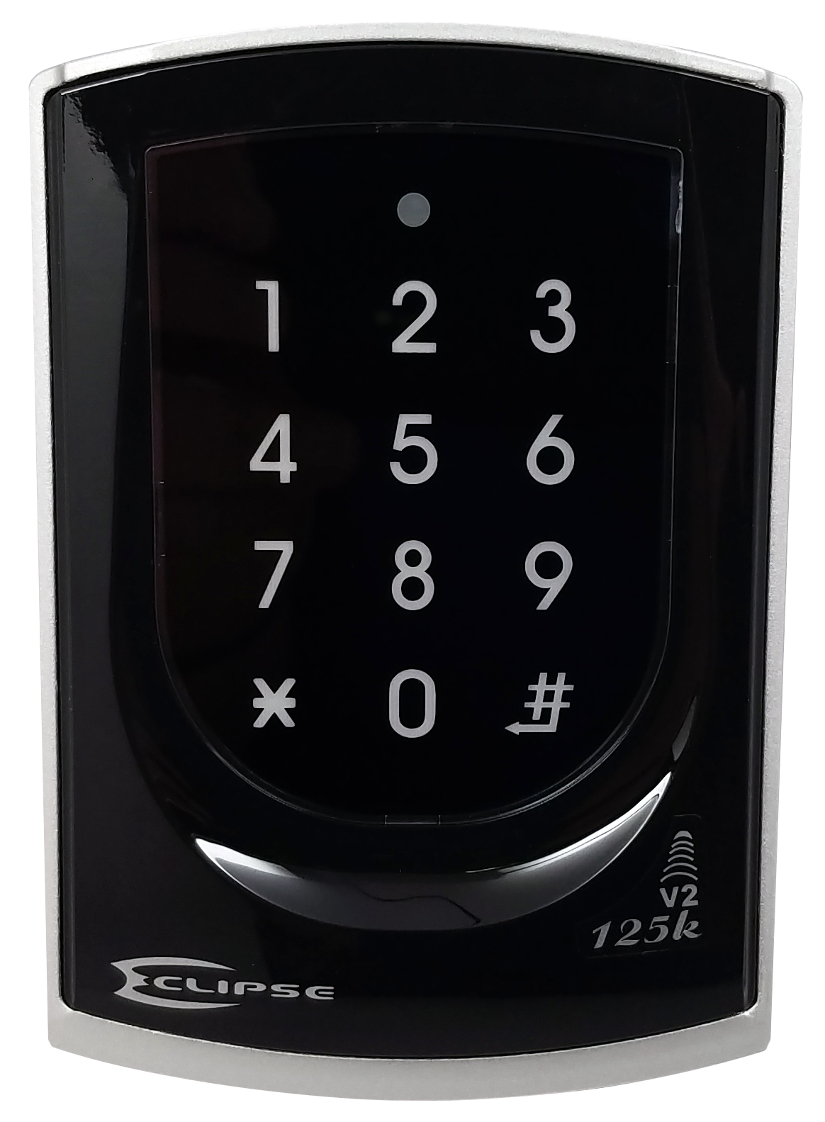 A black keypad with numbers and letters on it Eclipse CCTV