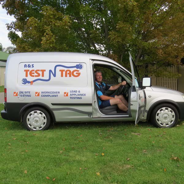 test and tag fleet van and driver