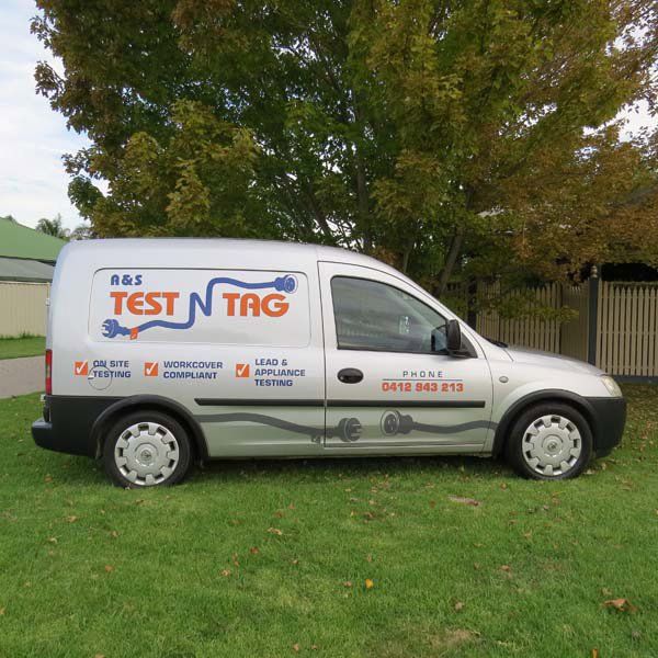 test and tag van