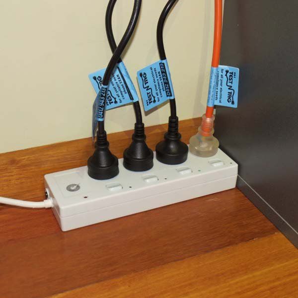 power strip with plugs