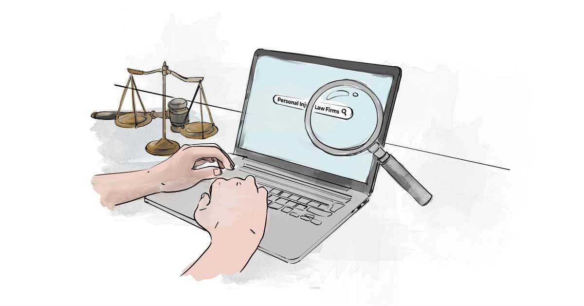 image of law website