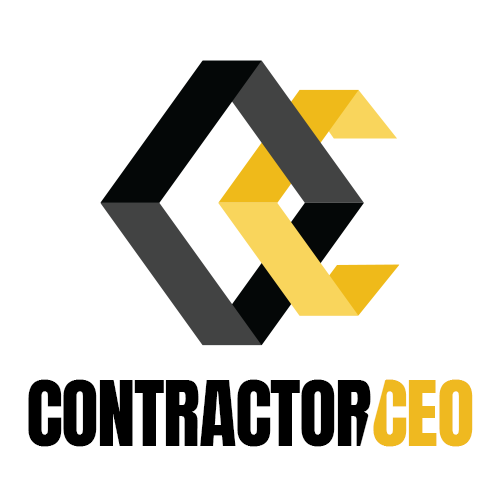 A logo for a company called contractor ceo