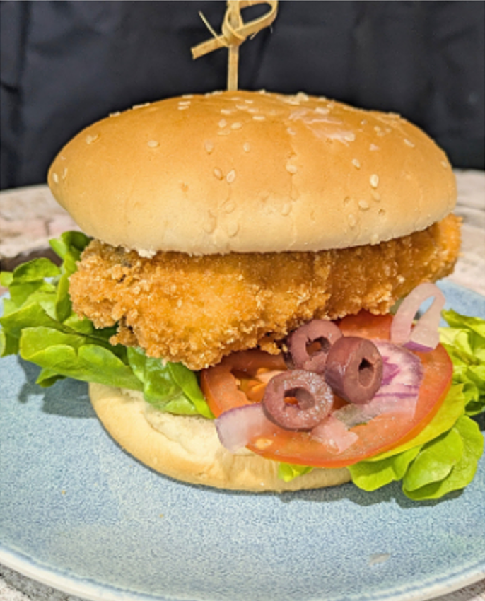 Big Broady Burger — Fresh Seafood In Warana, QLD
