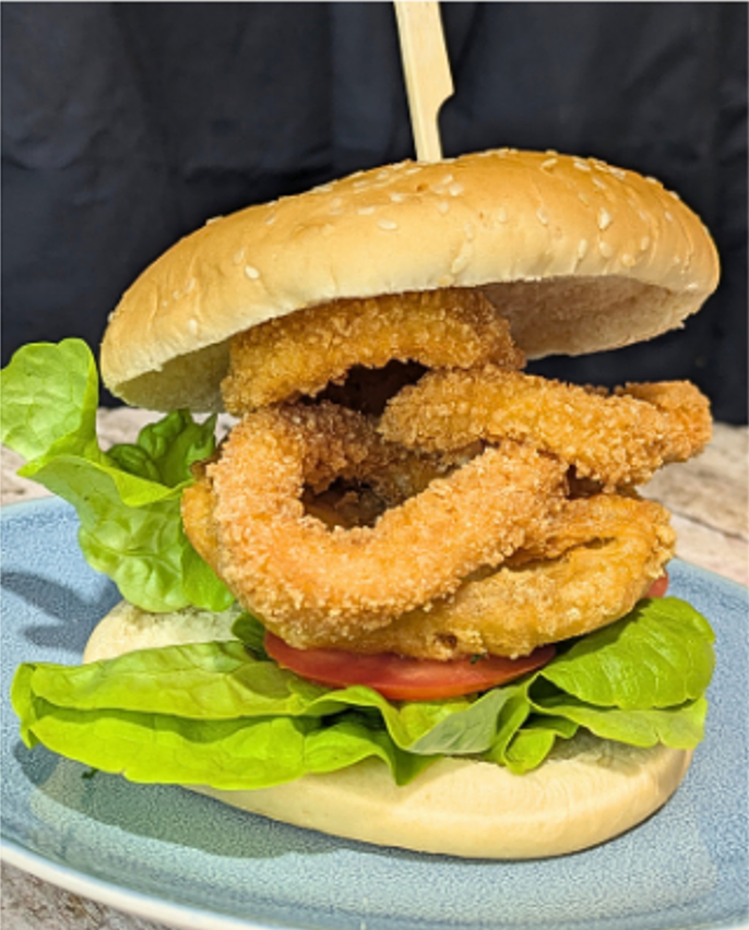 Calamari Burger — Fresh Seafood In Warana, QLD