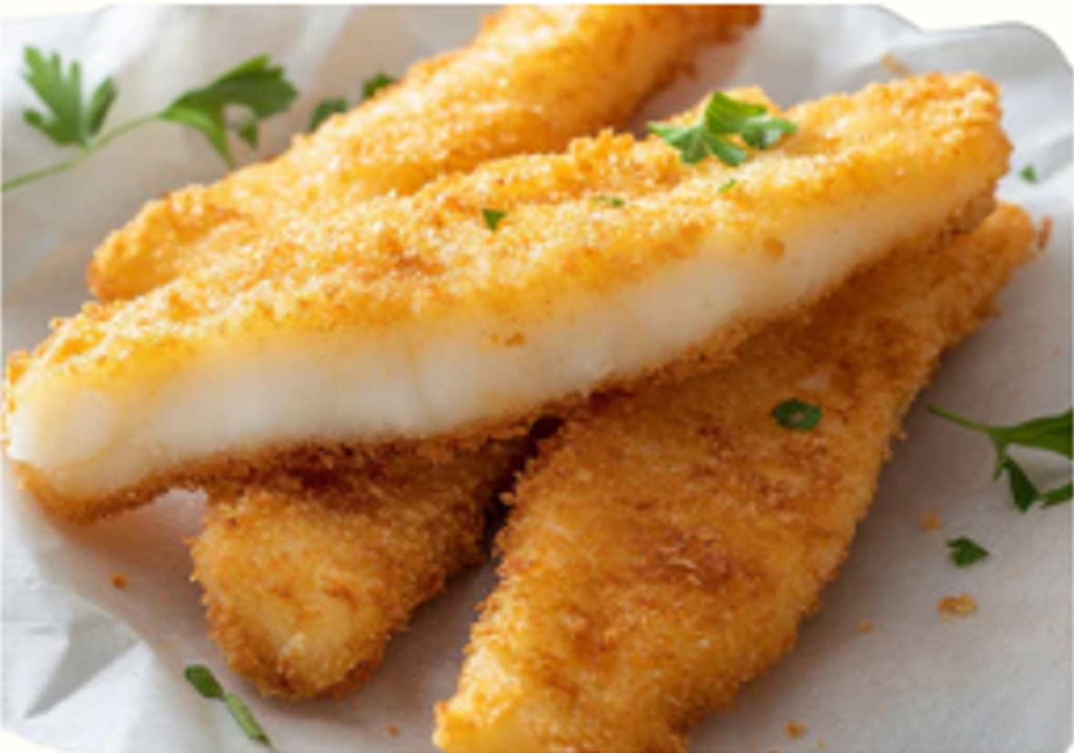Crispy, Golden-brown Breaded Fish Fillets — Fresh Seafood In Warana, QLD