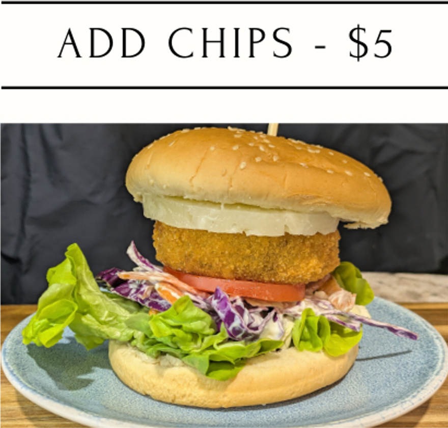 PTC Tuna Patty Burger — Fresh Seafood In Warana, QLD