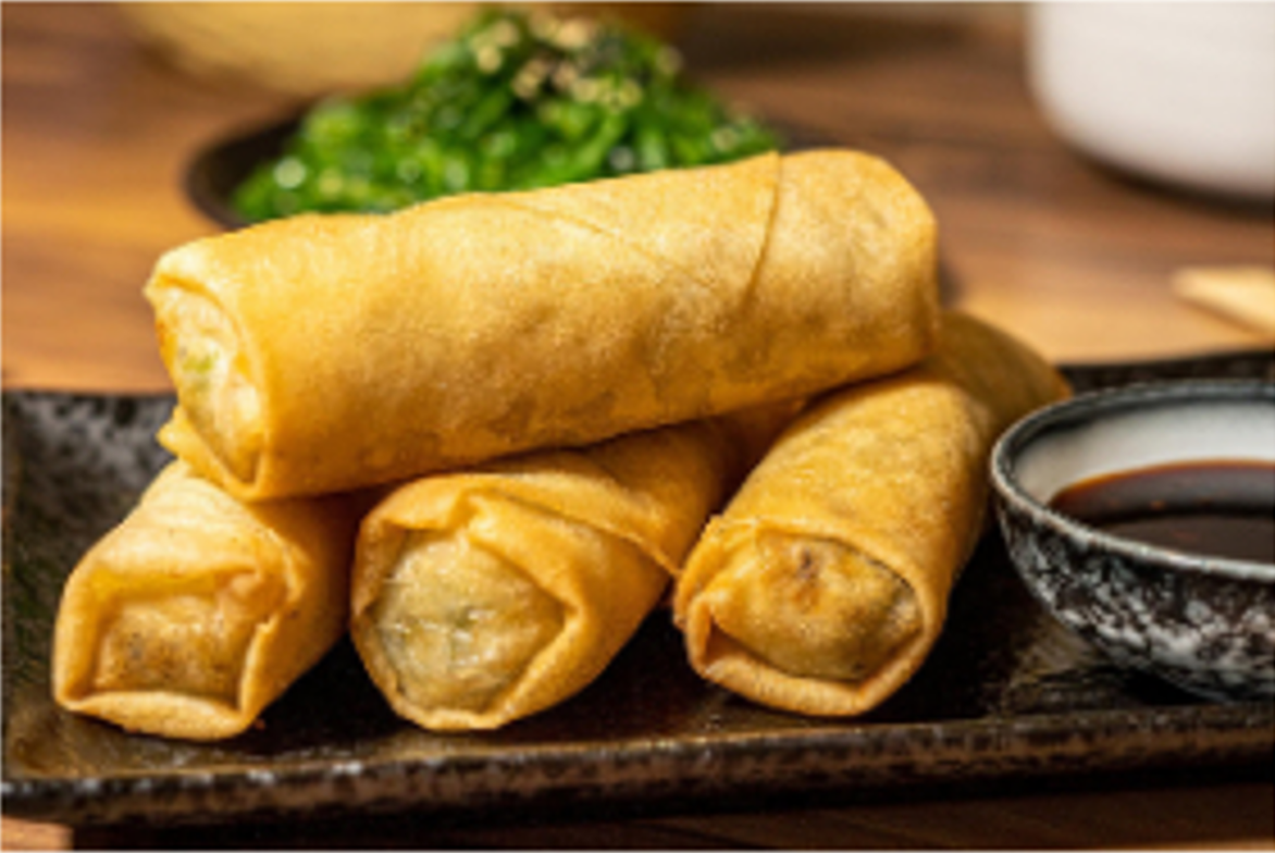Golden Fried Spring Rolls — Fresh Seafood In Warana, QLD
