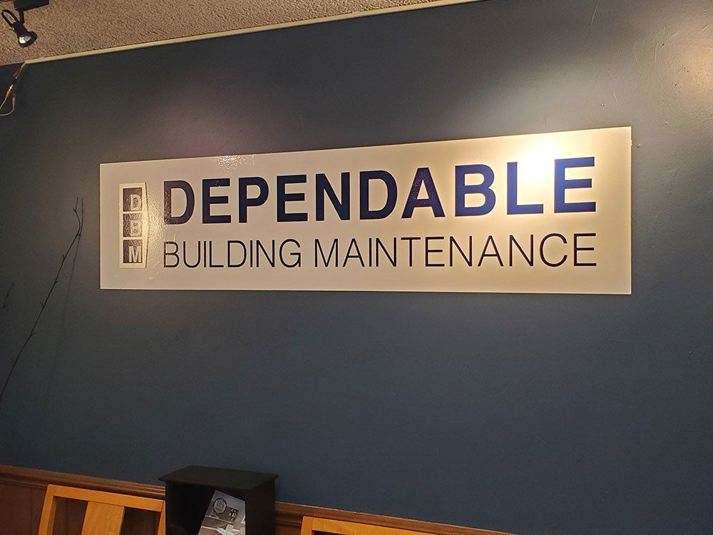 Office Signage — Crestwood, IL — Dependable Building Maintenance Services LLC