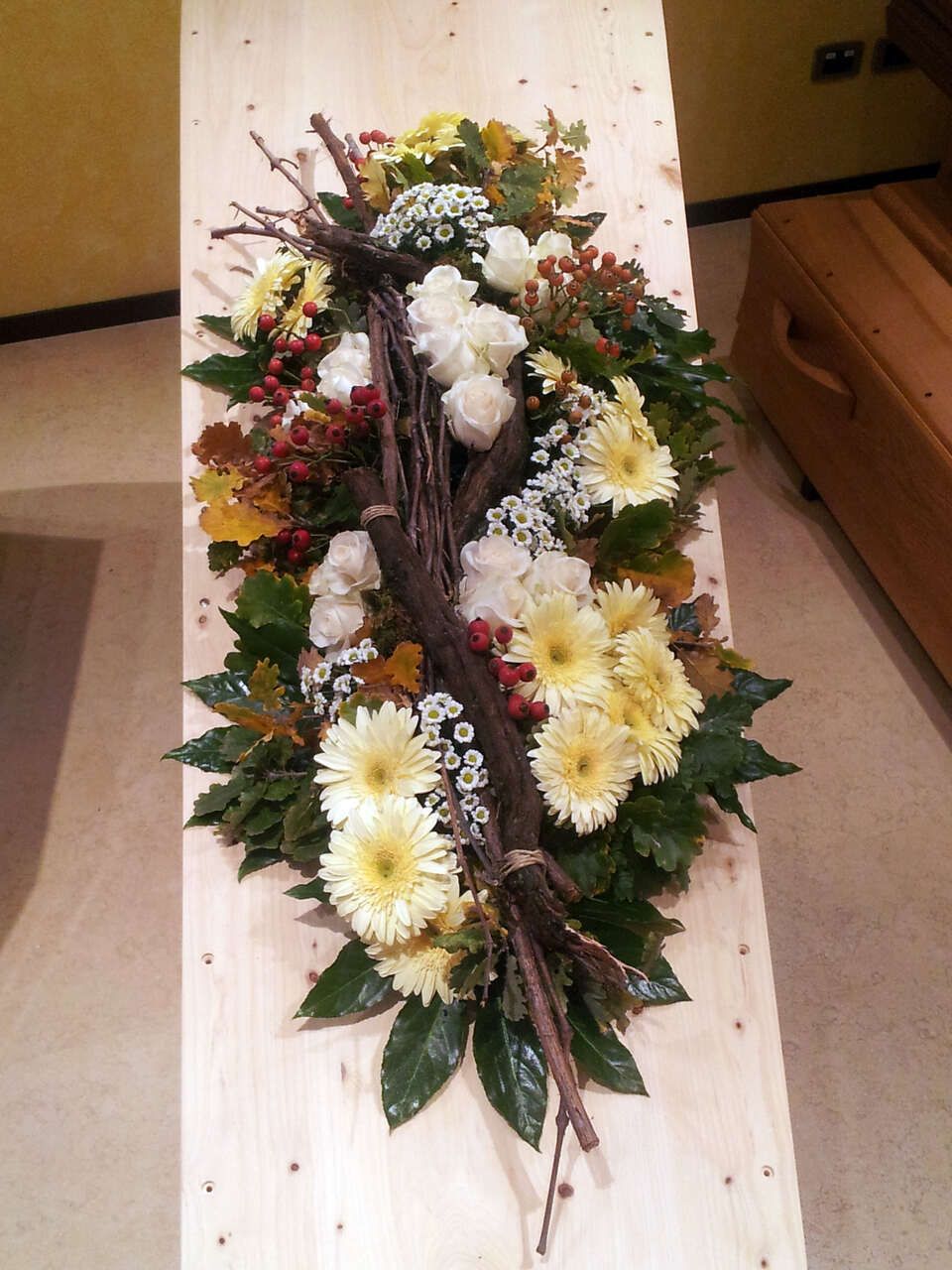Composizione elegante di fiori