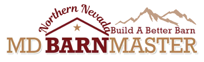The logo for md barnmaster shows a barn with a star on the roof.