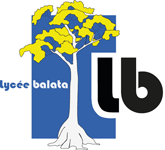 Un logo pour le lycée Balata avec un arbre au milieu