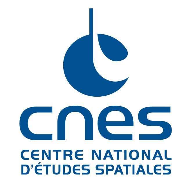 A logo for cnes centre national d' etudes spatiales