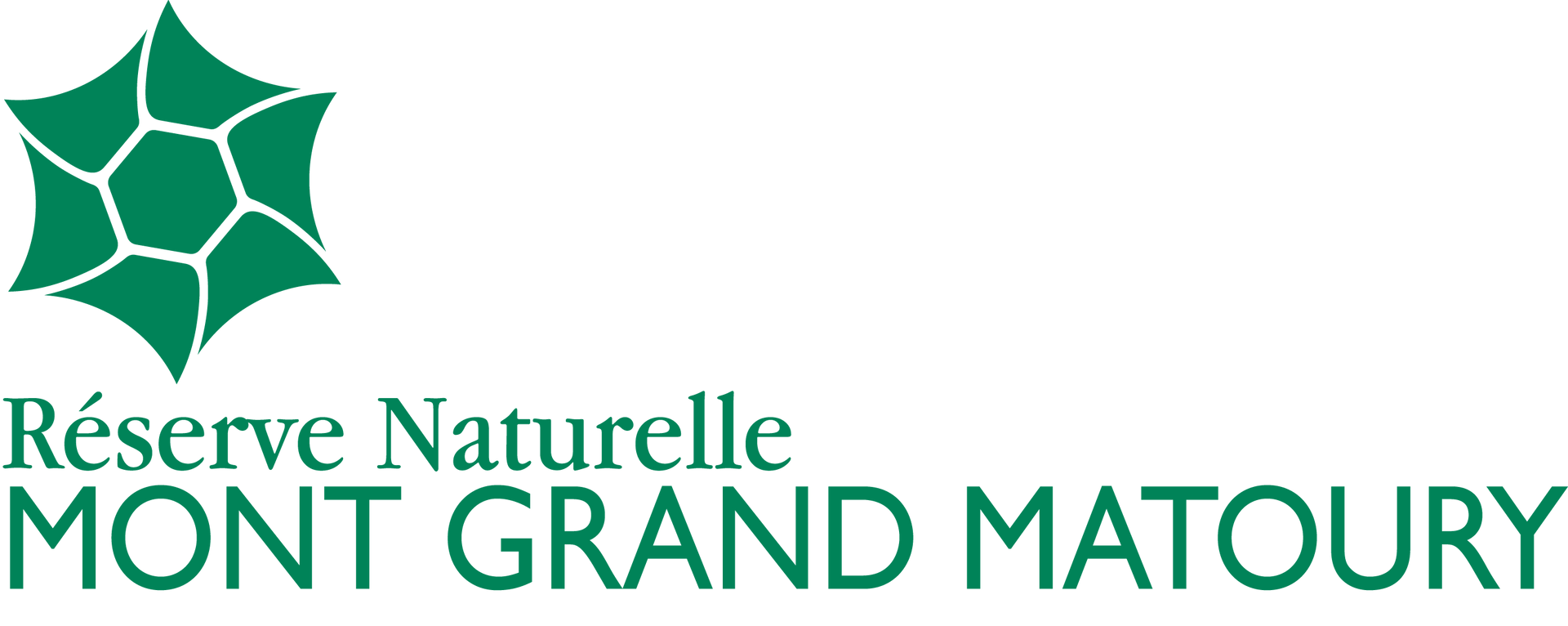 Un logo vert pour la réserve naturelle du mont grand matoury