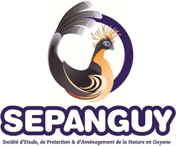Un logo pour Sepanguy montre un oiseau dans un cercle