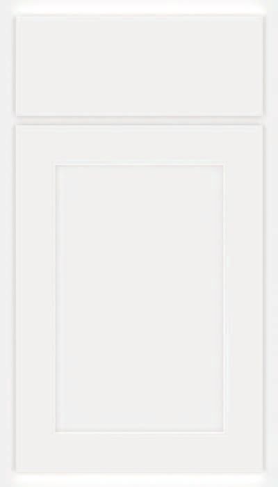 A white square with a white frame on a white background.