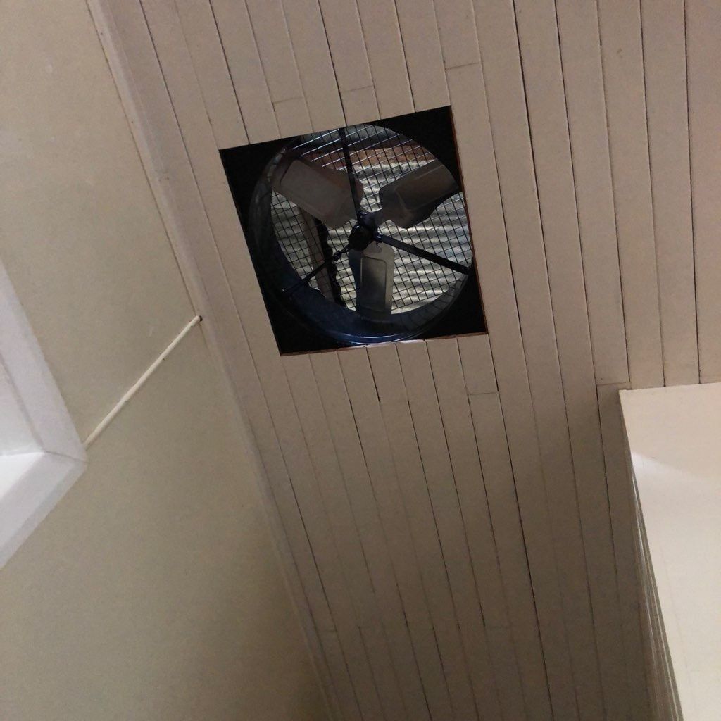 Ventilation Fan Mounted On A Ceiling Of A Room — Insulation In Mount Louisa, QLD