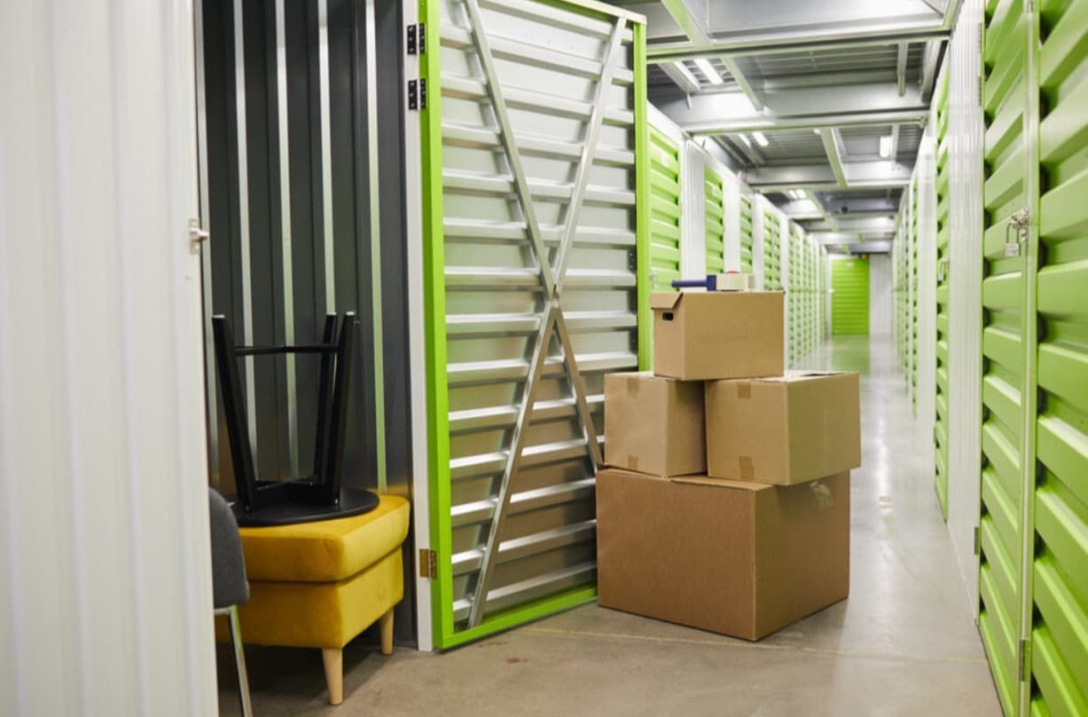 Storage Unit Interior With Open Door  — Gantic Removals & Storage in Brisbane, QLD