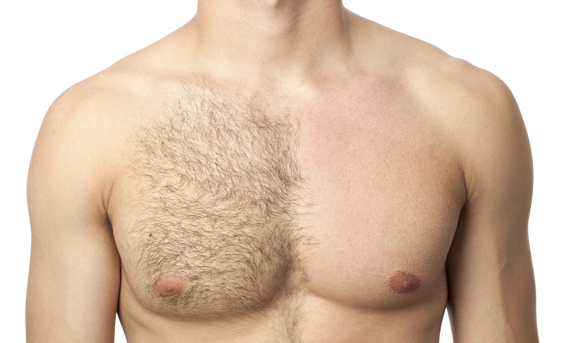 man with chest hair