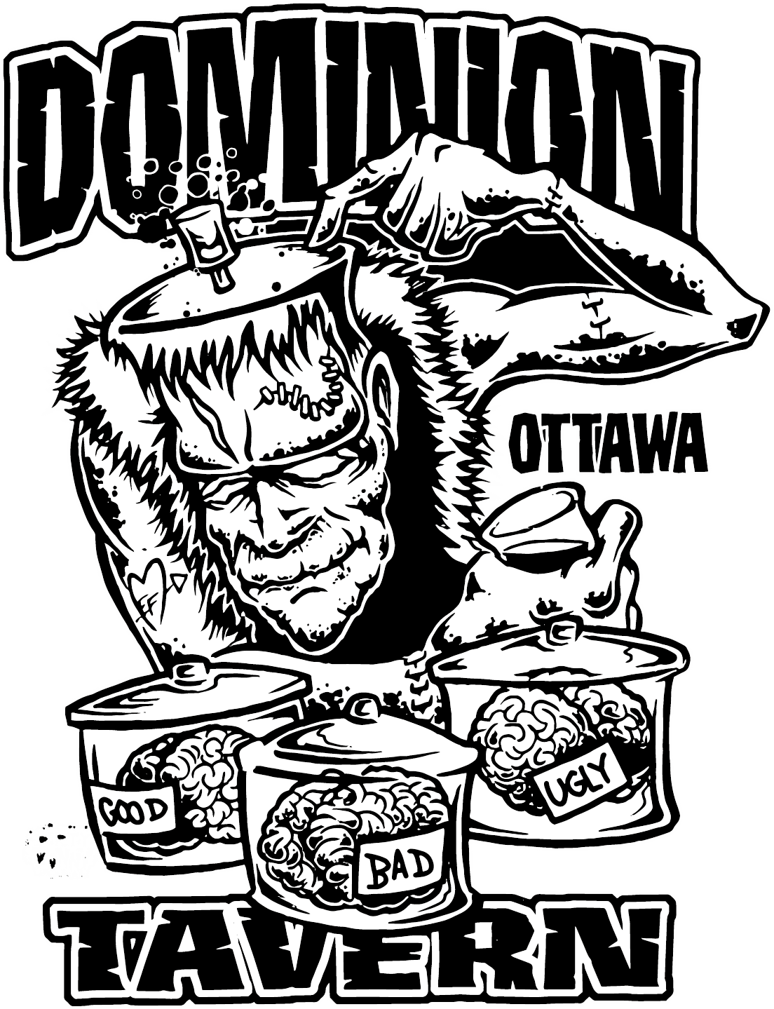Dominion Tavern Dirty Donny logo