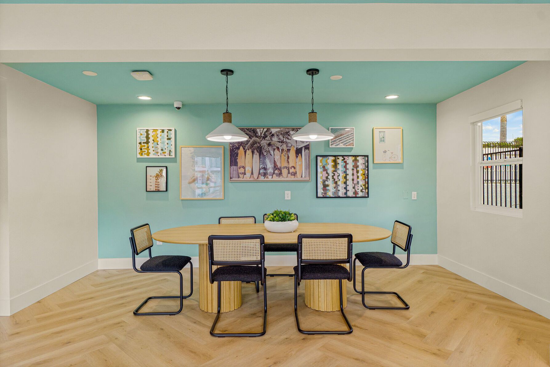 Photo of a gathering area in the community office