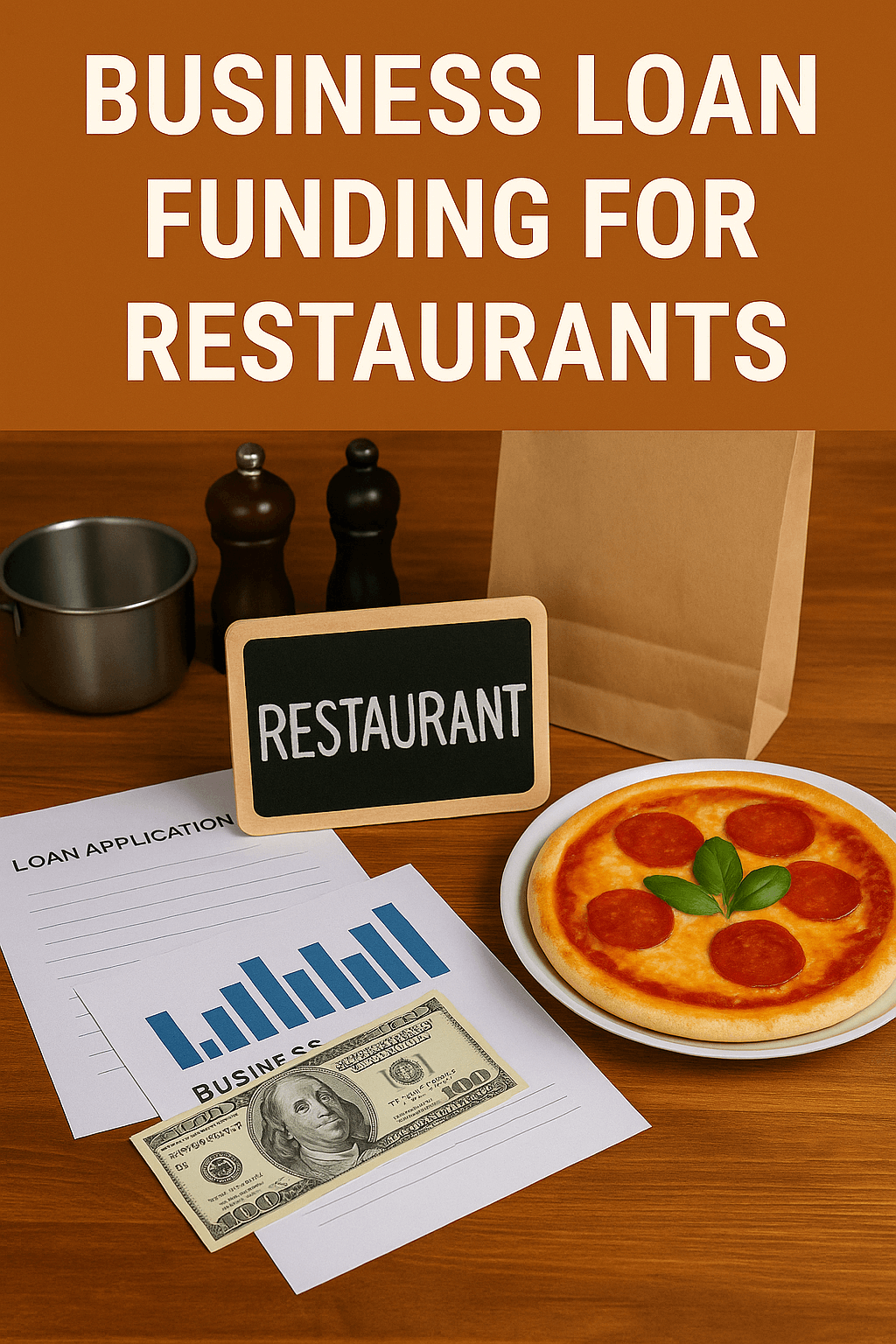A pizza on a plate next to a sign that says restaurant