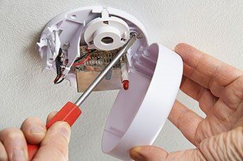 Installing Fire Alarm - Electrician in Malden, MA Installing Fire Alarm - Electrician in Malden, MA